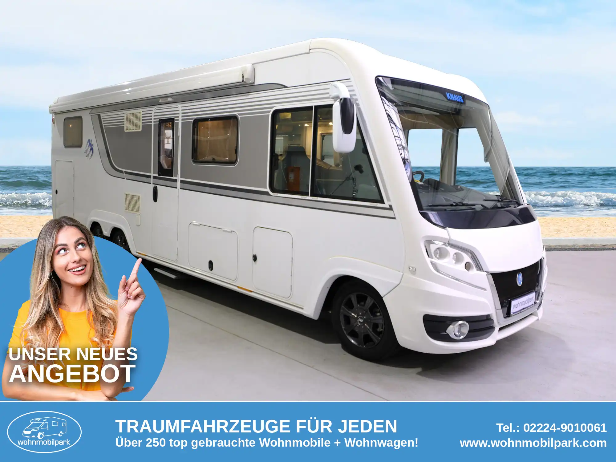 KNAUS Sun I 900 LEG Integrierter gebraucht kaufen in Bad Honnef